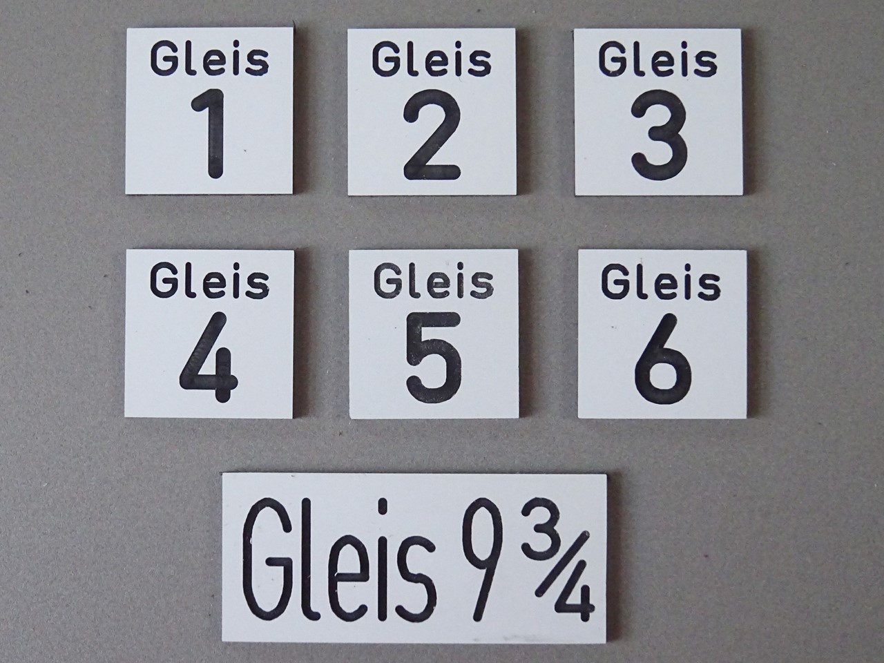 Bild von Nummernschild für Gleis